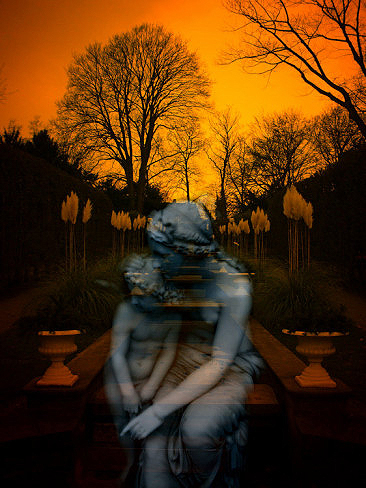 Ghostly Mother and Child in Garden, by Images Monsoon . . . Buy this art print at AllPosters.com
